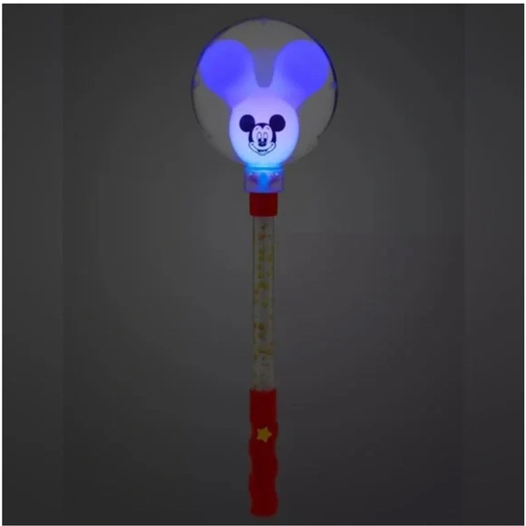 DISNEY PARKS MICKEY BALLOON LIGHT-UP WAND NEW WITH PROTECTIVE COVER AND TAGS - Picture 7 of 11
